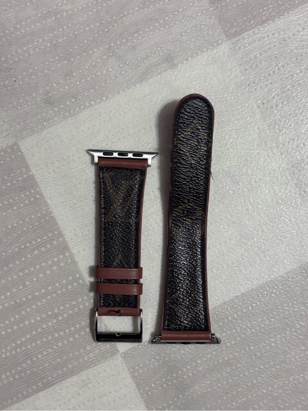 Louis Vuitton Authentic Customized Apple Watch Band